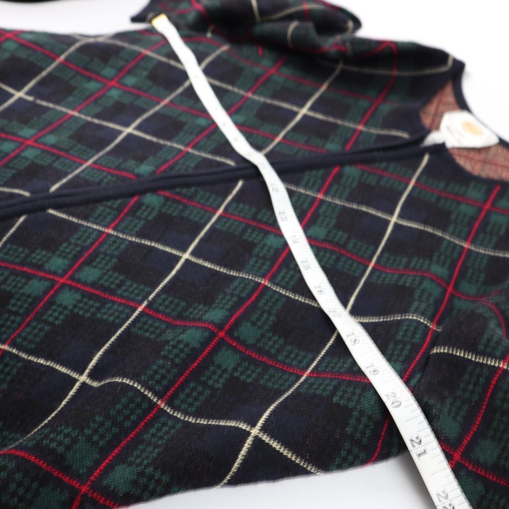 Talbots Women's Argyle Pattern Full Zip Sweater L… - image 8